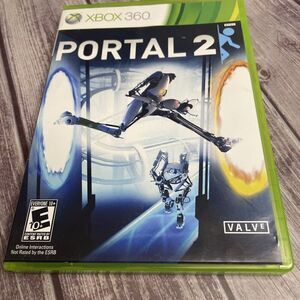 Portal 2 Valve Xbox 360 Game Physical Disc Manual Case NTSC-U/C 2011 CIB